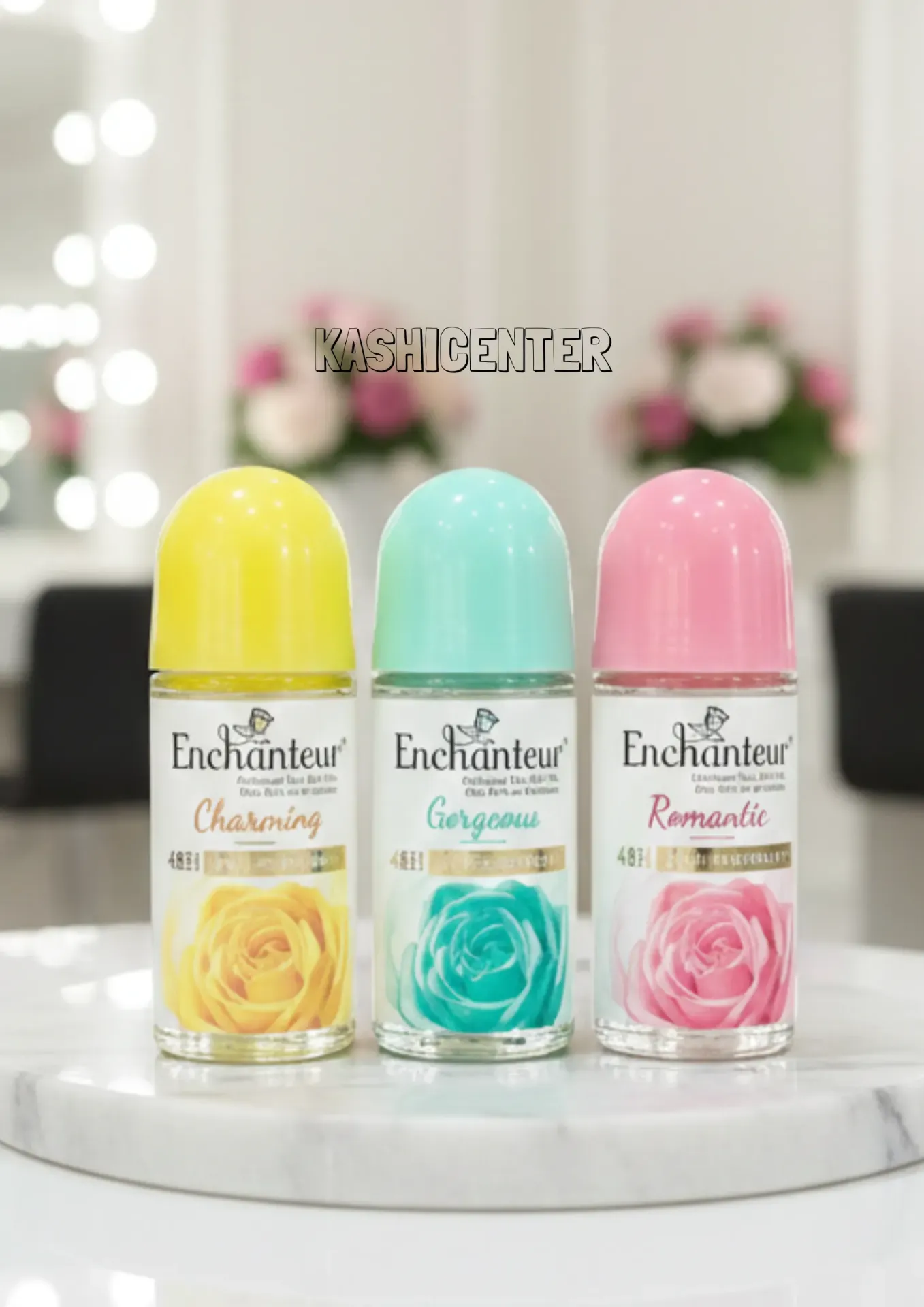 Enchanteur Perfumed Deo Roll-Ons.
