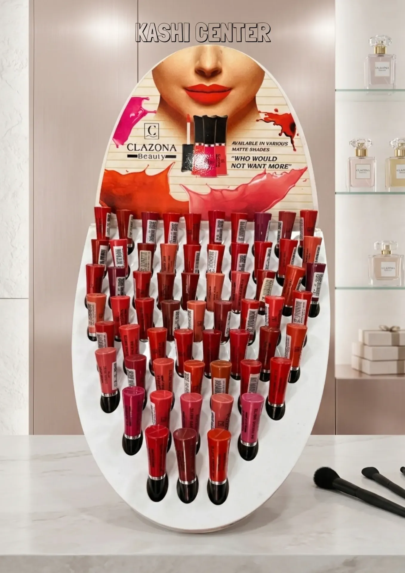 Clazona Beauty.lipsticks or lip glosses.