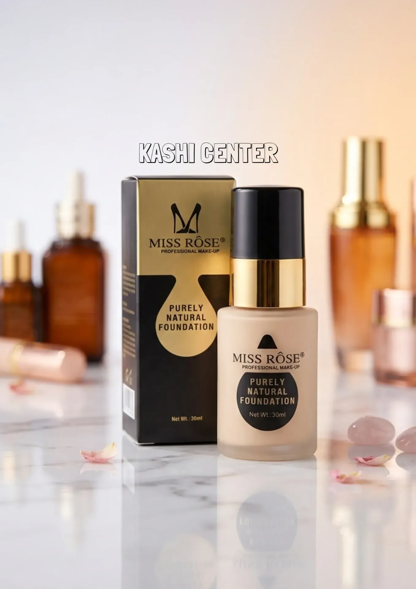 Miss Rose Purely Natural Foundation.