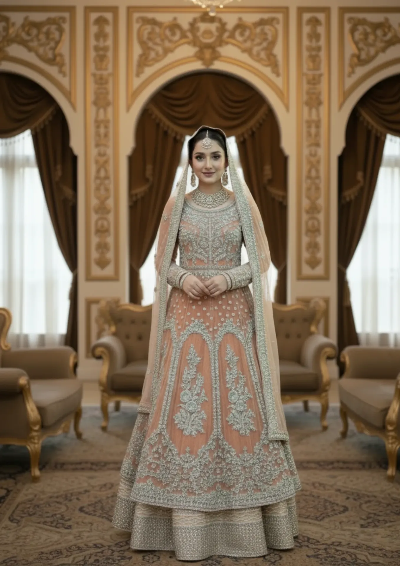 KASKHI CENTER WEDDING LEHNGA