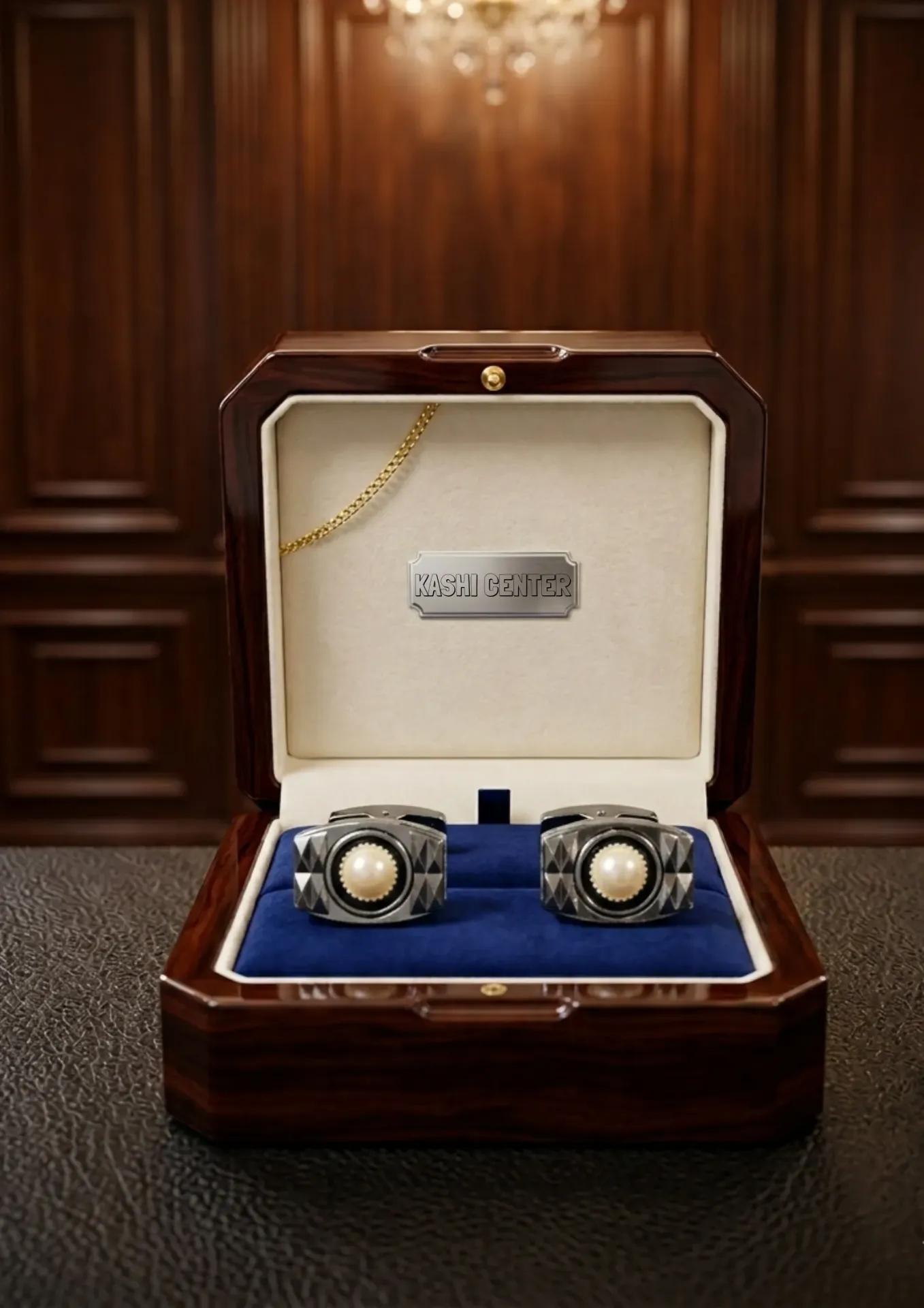 SILVERE AND GOLDEN CUFFLINKS