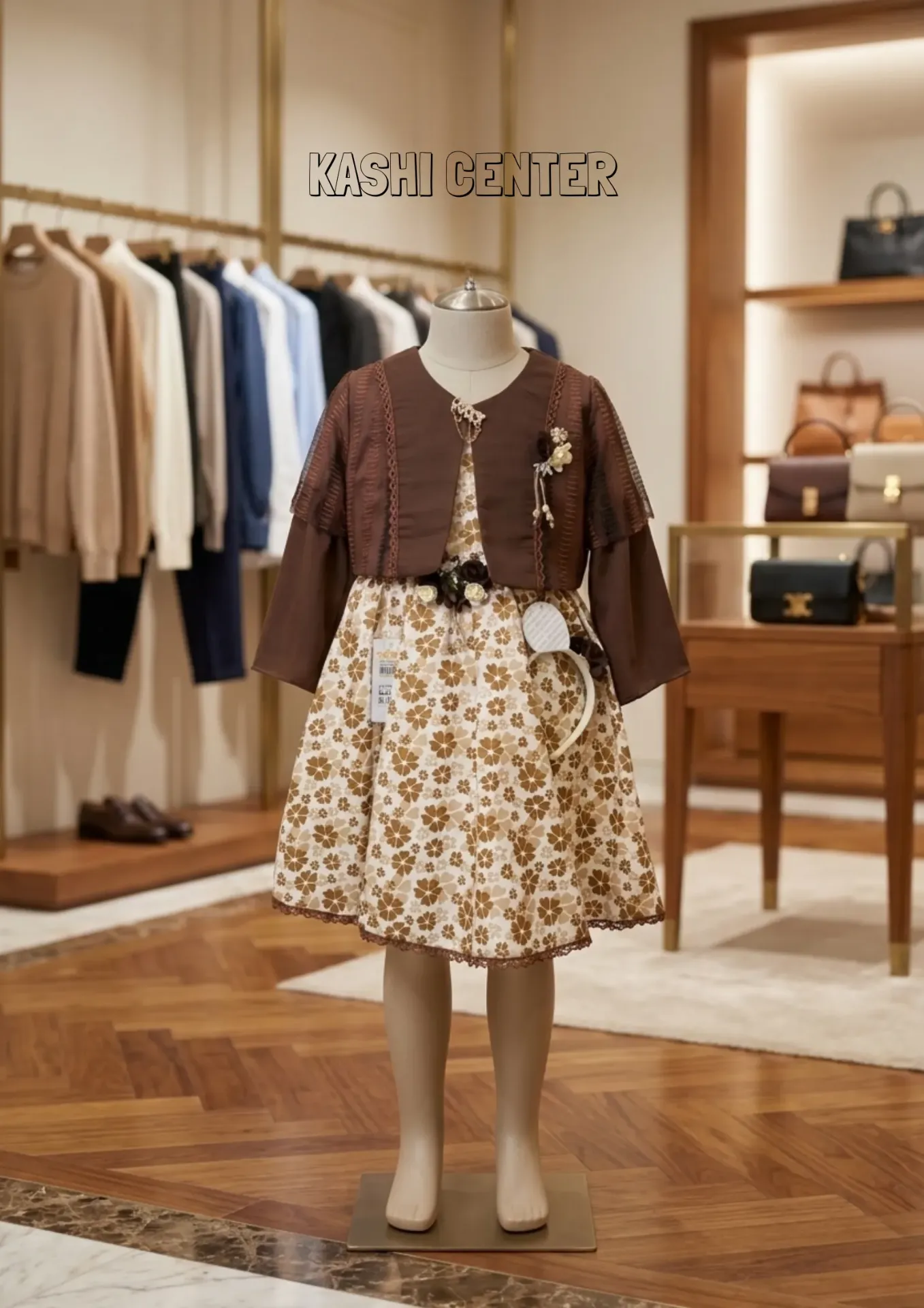Korean-style baby girl frock set