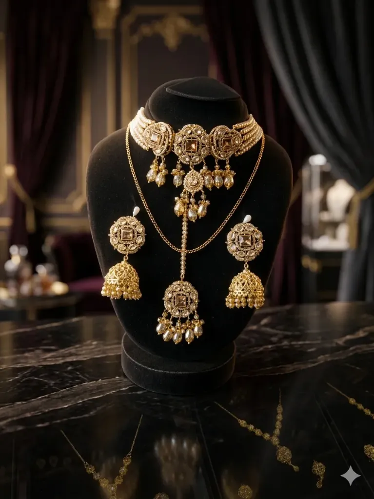 GOLDEN CHOKER SET