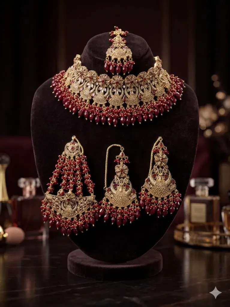RED BRIDAL TREND SET