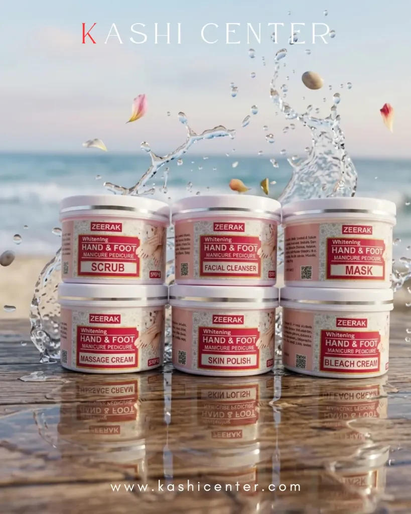 Zeerak Whitening Hand & Foot Manicure Pedicure items.
