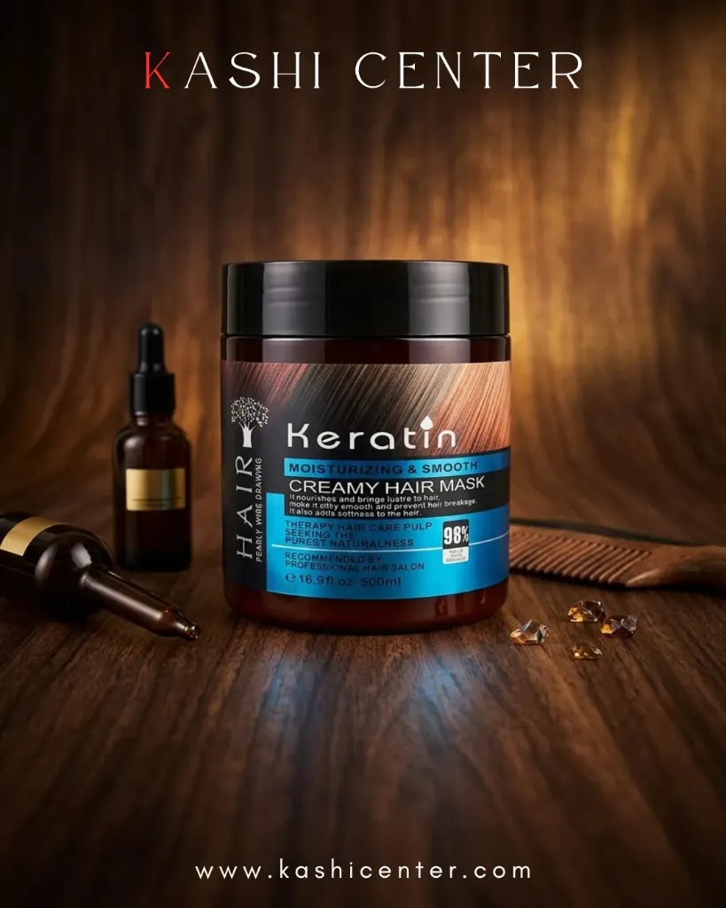 Keratin Moisturizing & Smooth Creamy Hair Mask.