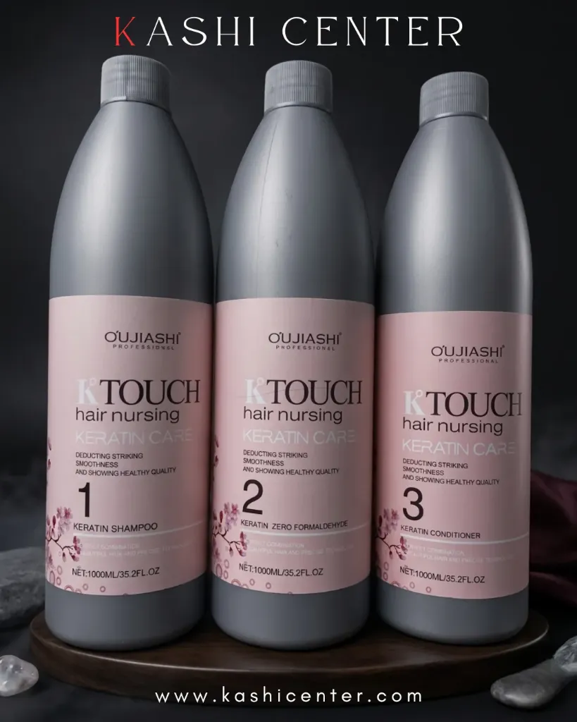 KTOUCH hair nursing Keratin Care line by the brand Oujiashi Professional.