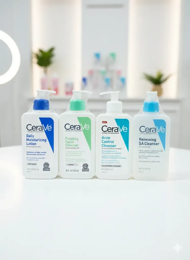 CeraVe Foaming Facial Cleanser.